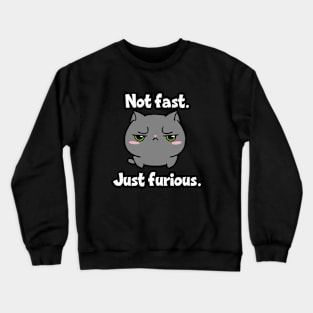 Not Fast Just Furious Cat Crewneck Sweatshirt